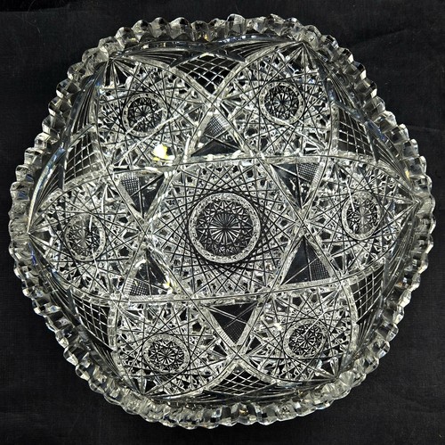 Cut glass bowl abp - cut,