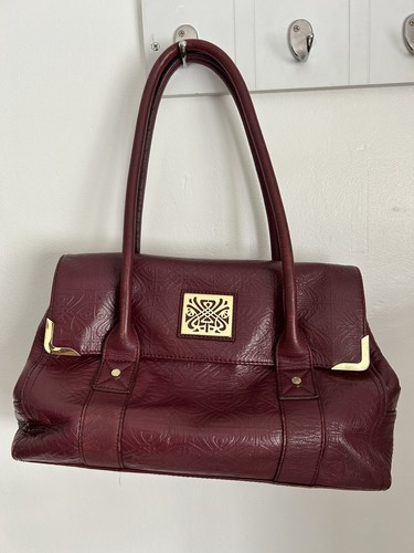 Biba berry plum leather iconic - biba,