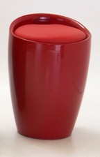 RED STOOL STORAGE HIGH GLOSS