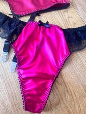 womens red underwear ~ red