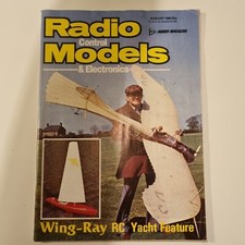 Radio Control Models And Electronics Magazine August 1980  Wing-Ray RC Yacht