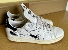 ADIDAS ORIGINALS  - DISNEY MICKEY MOUSE STAN SMITH WHITE TRAINERS - UK SIZE 5.5