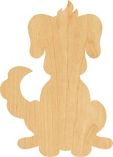 Dog Laser Cut Out Wood Shape