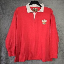 Vintage Wales Rugby Shirt Mens