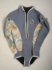 Rip Curl Wetsuits Floral Long Sleeve Springsuit Surfing One Piece Size 12