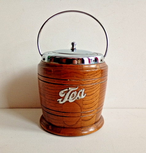 Vintage wooden tea - vintage,