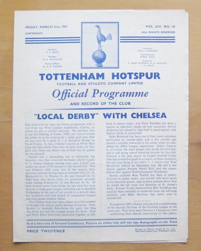 Tottenham hotspur chelsea - tottenham,