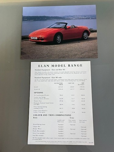 1989 lotus elan m100 - lotus,