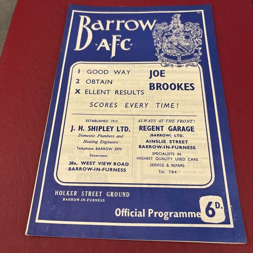 1963 barrow afc v - 1963/64,
