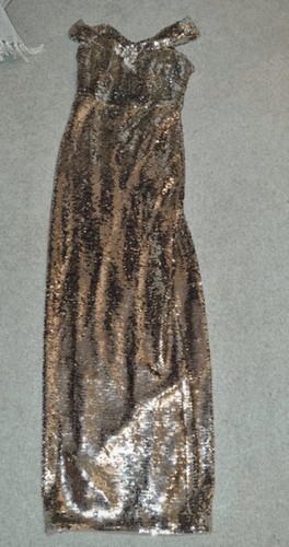 Sequined cutout maxi - , dress