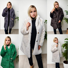 Women's Coat Faux Fur Super