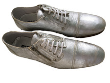Diesel Men's Silver Leathe
