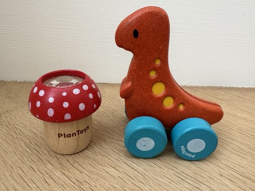 Plantoys dinosaur push - dinosaur, along