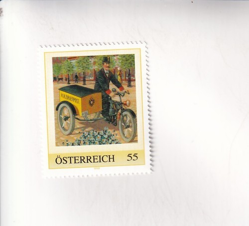Stamp austria post office - pm,