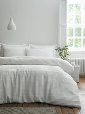 Bianca white waffle cotton - white,