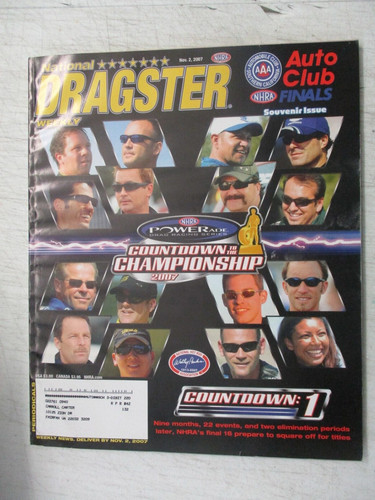 National dragster magazine - magazine, nov