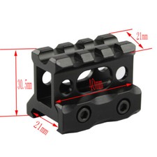 Tactical 20mm Picatinny/Weaver Rail Scope Riser Mount for Red Dot Scope Sight