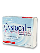 Cystocalm Cystitis Relief Urinary Tract Bladder Infection UTI Sodium Citrate 4g