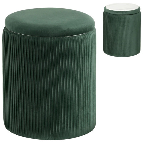 Storage ottoman modern velvet - modern,