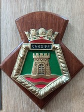 HMS CARDIFF PLAQUE
