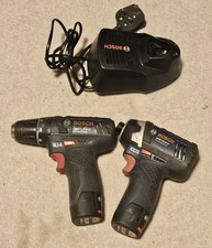 Bosch Professional GSB 12V-15 10.8v / 12v Combi Drill & GDR 12V-105 Impact Dr...