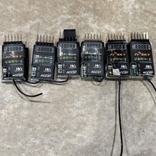 6 x Frsky V8R4-II 2.4Ghz Receivers ACCST Telemetry 4 Channel RC Plane NO RESERVE