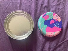Round floral Vaseline tin 