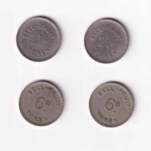 Bell fruit token pence - token, 6