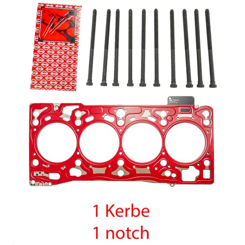 Cylinder head gasket bolts - head,