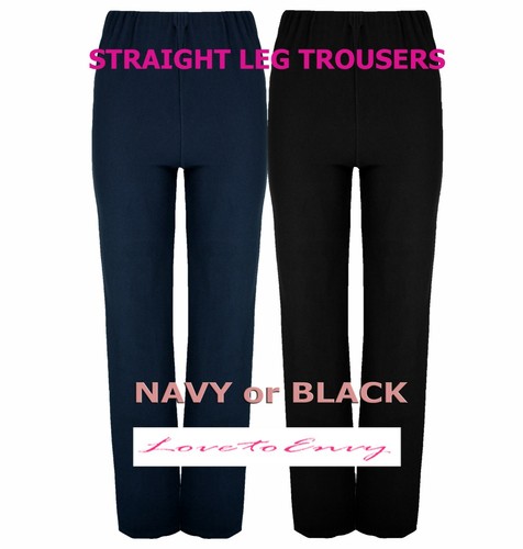 Ladies straight leg trousers - ladies,