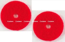 2 Sewing Machine Red Felts fits Singer 99K, 201K, 128k, 28k, 66k etc