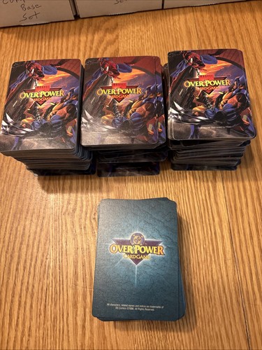 Over power card lot marvel - over,