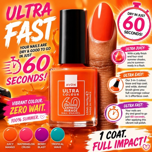 Avon ultra colour second - ultra, 60