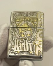 Zippo 5 Sides Marlboro Skull &