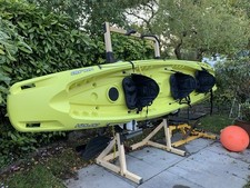 BIC Kaleo 3+1 Sit On Top Kayak,  3 Paddles, 3 Seats + C-Tug Sandhopper Trolley