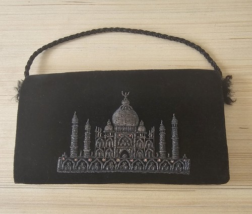 Vintage taj mahal - vintage, black
