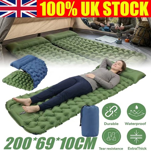 Inflatable sleeping mattress - sleeping,