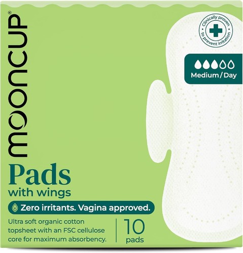 Mooncup pads with - pads,