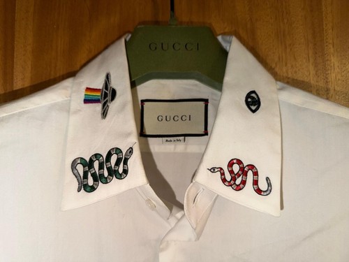 Gucci men embroidered - gucci, dress
