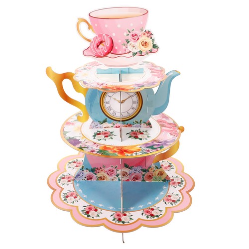 Multi color paper cake holder - multi-color,