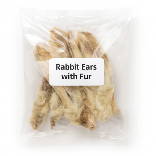 1kg rabbit ears with - with, furry