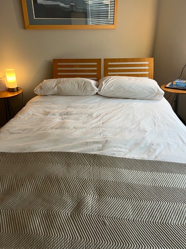 Hulsta double bed and - bed, remfit