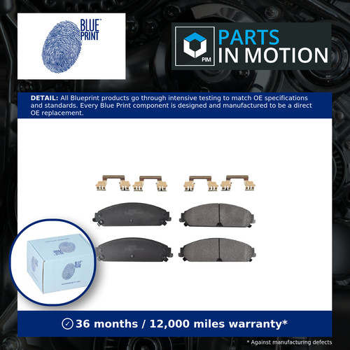Brake pads set fits chrysler - pads,