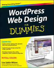 WordPress Web Design For Dummies by Sabin�"Wilson, Lisa Paperback Book The