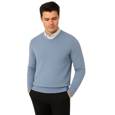 Mens Jumper Plain Sweater