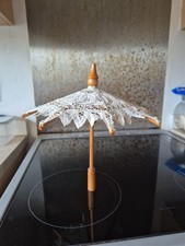 Decorative Wood And Lace Umbrella