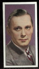 Tobacco Card, Carreras, FILM STARS by Desmond, 1936, Herbert Marshall, #21