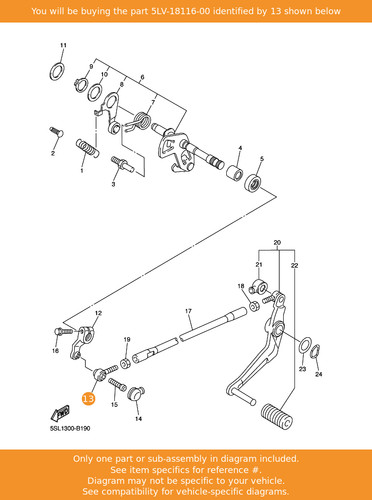 Yamaha joint rod 1 - rod,