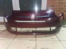 FIAT 500 POP FACELIFT 2016-24 FRONT BUMPER & TOP BADGE LOGO  GENUINE #93