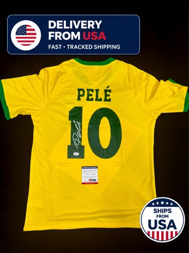 Pelé signed brazil soccer - pelé,